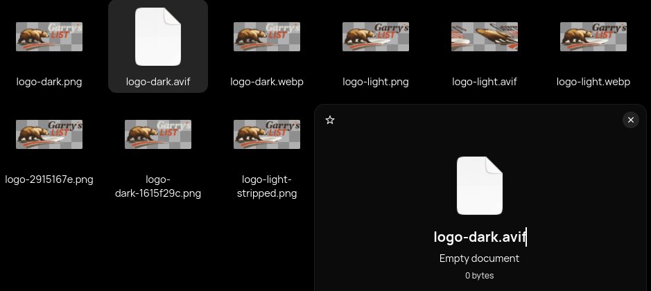 Eight separate variants of the same bear logo downloaded on a single page load.
